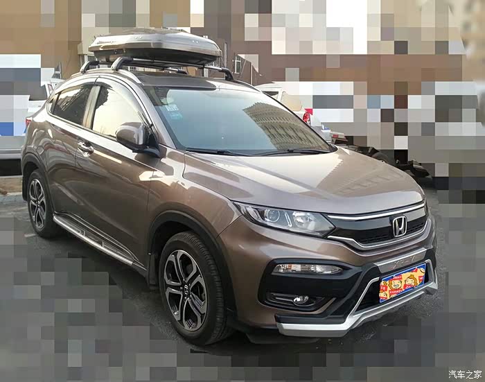 【图】xrv原装车顶行李架加装车顶行李箱!_本田xr-v论坛_汽车之家论坛