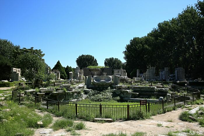 圓明園遺址公園拍攝西洋樓景區