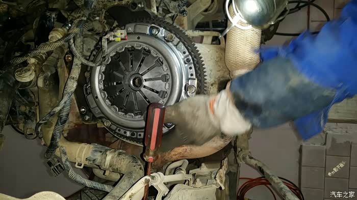 今天更换离合器三件套