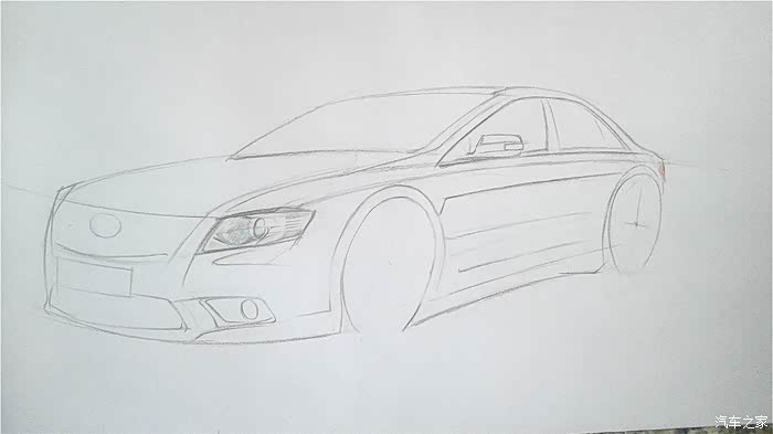 手绘爱车季恒久璀璨历久弥新我心中的凯美瑞