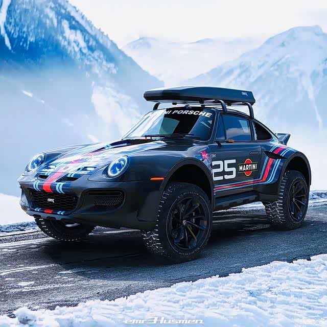 保时捷911跑车改装的雪地越野车