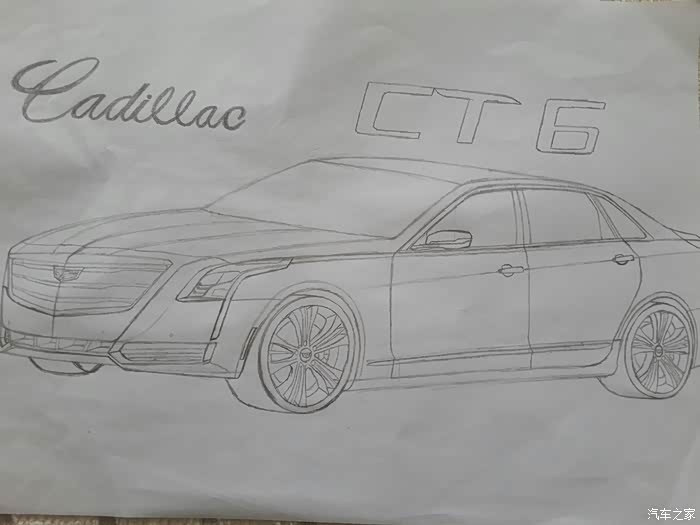 汽车手绘凯迪拉克篇