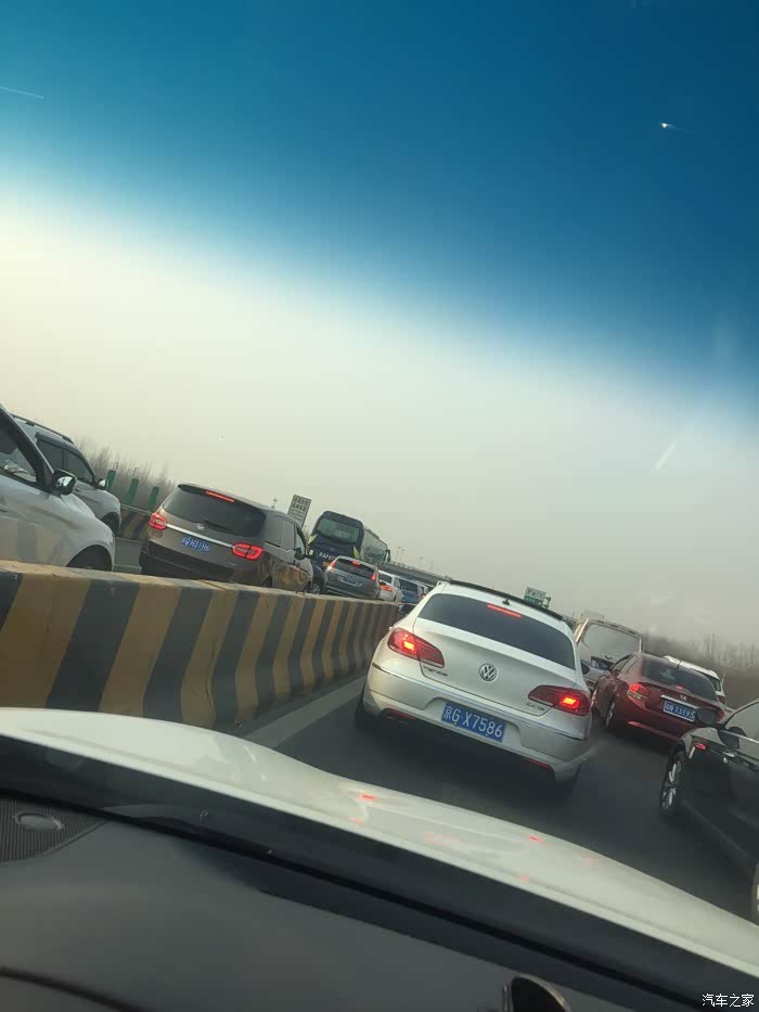 回来的路真堵啊