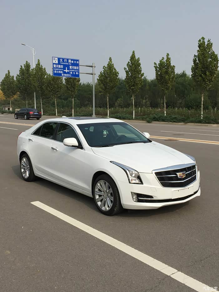 【图】白色乞丐版提车作业_凯迪拉克ats/ats-l论坛_汽车之家论坛