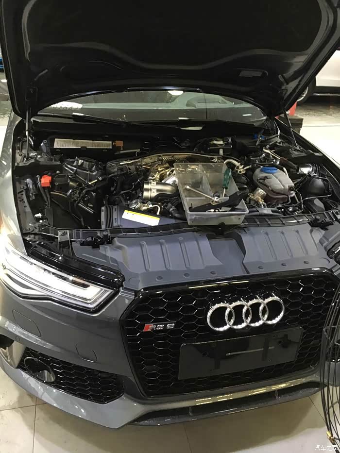 深圳车友rs6 avant改apr二阶多图作业~~供广大车友参考和欣赏