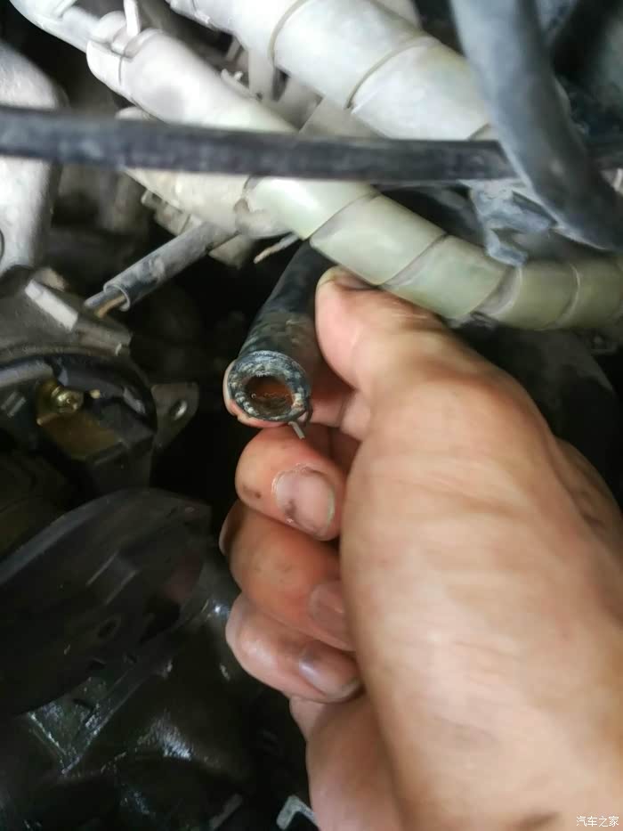 可能是最后一次维修北斗星作业~水管锈蚀