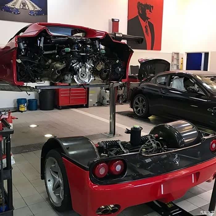 法拉利f50维修,一分为二,心疼