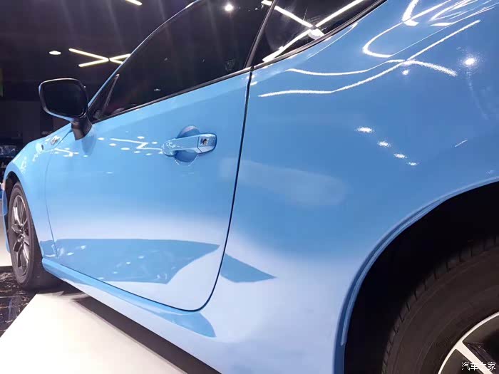 raincar改色贴膜丰田86水晶天空蓝