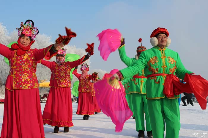 观美景 看秧歌 欢天喜地过大年