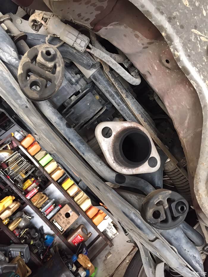 【图】小4拆三元催化器,解决p0420代码_天语 sx4论坛_汽车之家论坛