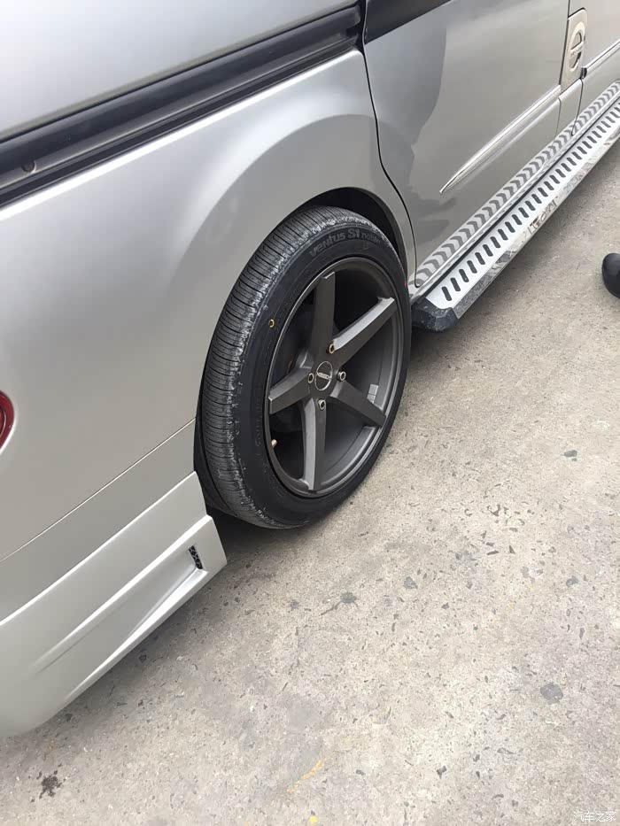 nv200想换17寸轮毂轮胎!请问有换过的大神吗?