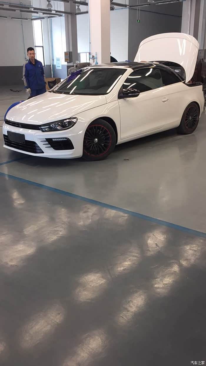 【图】国内首台eos改装尚酷前脸_大众eos论坛_汽车之家论坛