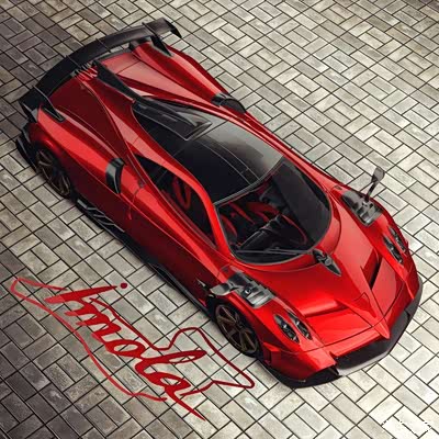 以圣马力诺伊莫拉赛道命名,展示了红色帕加尼的魅力风采,动心了