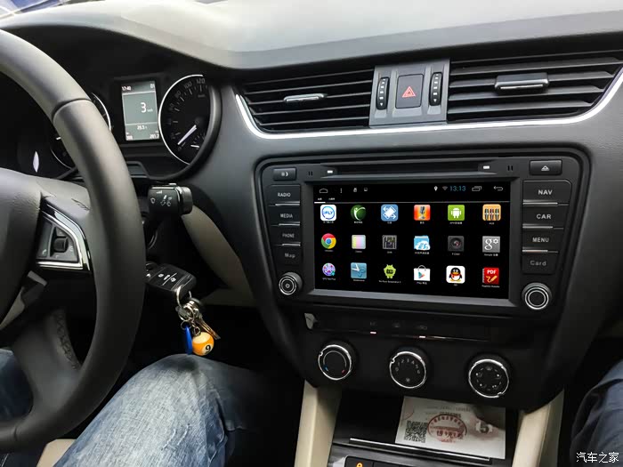 瞎折腾明锐改装中控导航