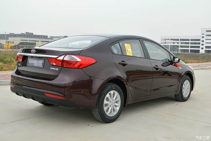 16款暗樱红起亚k316l手动gl提车分享