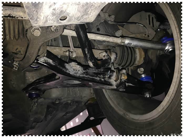 斯巴鲁力狮底盘异响更换全车胶套
