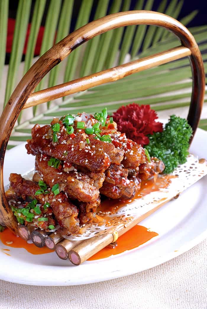 【你好2021】美食天下之新春快乐鸡粥菜雪,菜心