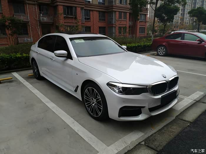 【图】简单提车530lim运动矿石白_宝马5系论坛_汽车之家论坛