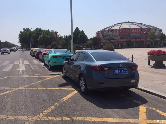 山东高密昂克赛拉彩虹车队闪亮登场