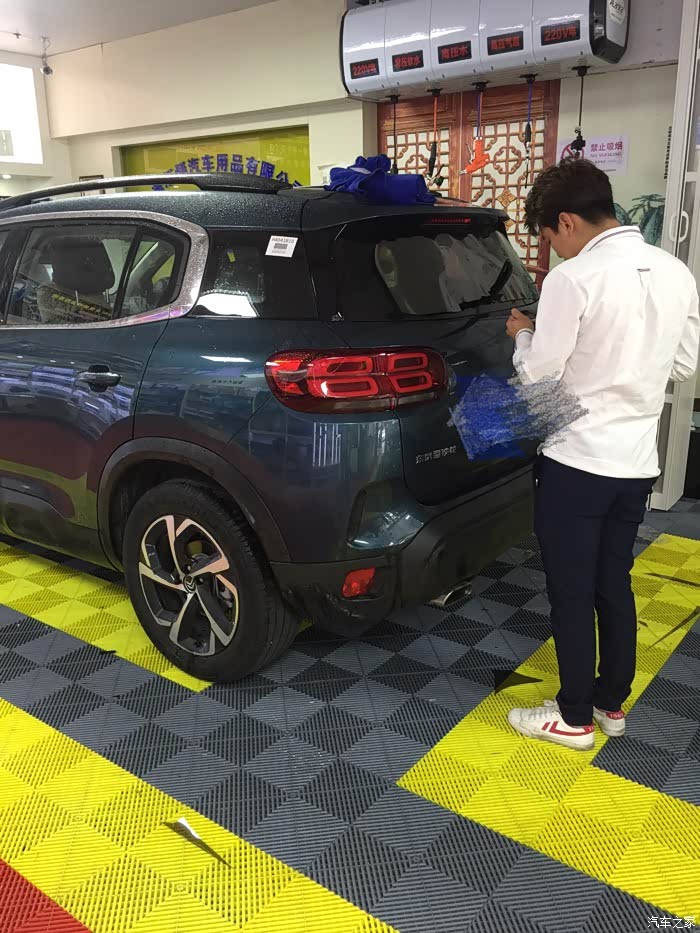 【图】贴膜作业完成_天逸 c5 aircross论坛_汽车之家论坛