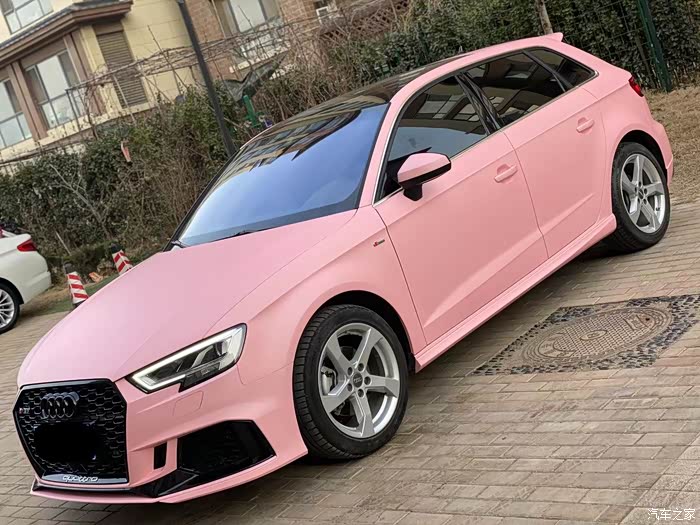 奥迪改装a3改装升级之路济南清新粉