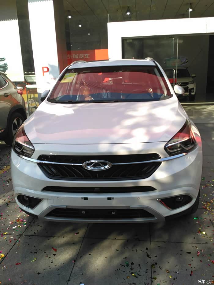 10月3日定的白色手动虎七,12月9日终于见到瑞虎七的身影了,有点小激动