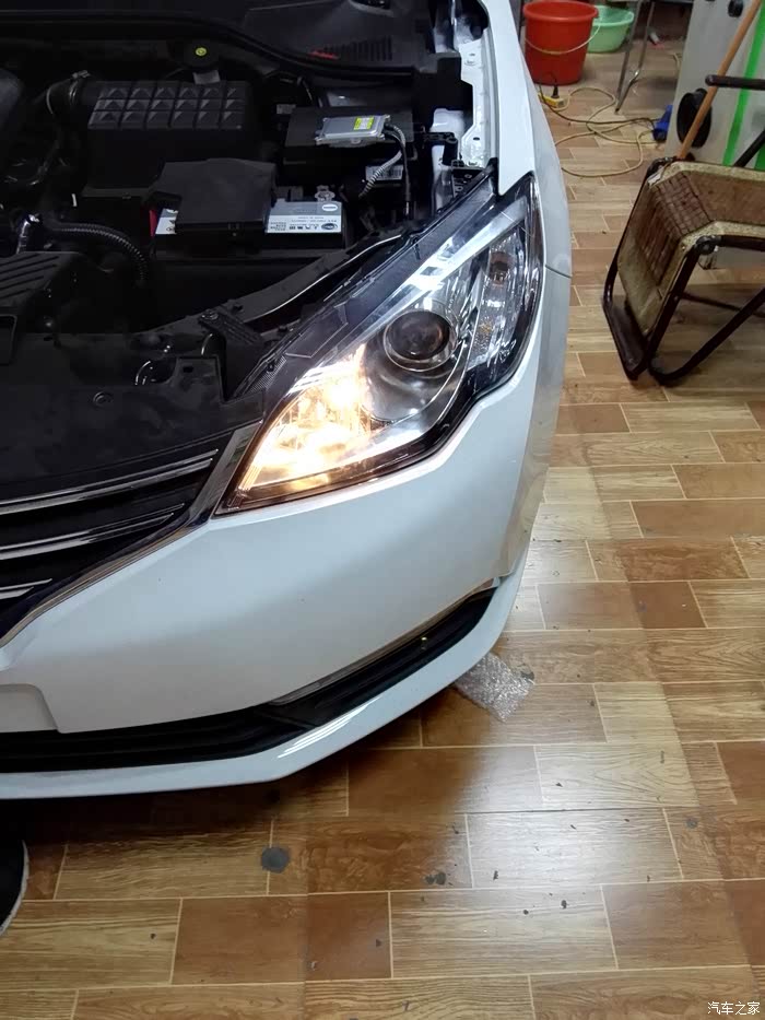 荣威360新车大灯改装威固7014膜全记录使用感受多图杀猫