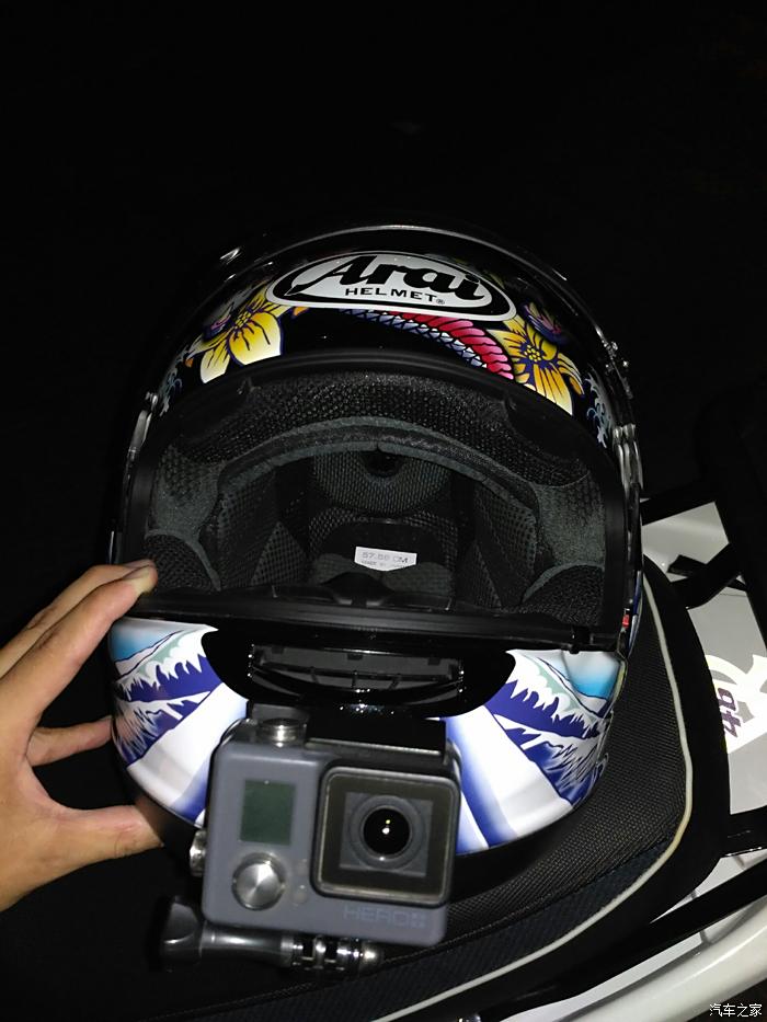 agv corsa(pista)头盔安装gopro.有视频