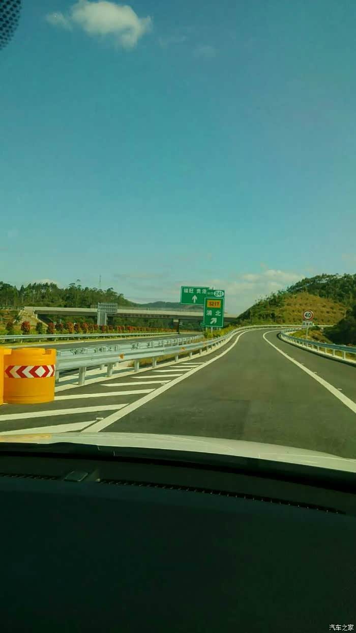 贵合高速浦北路段试航