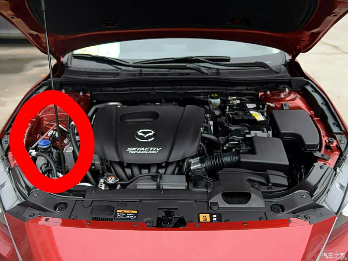 【图】玻璃水能加水吗,从哪加_马自达3 昂克赛拉论坛_汽车之家论坛