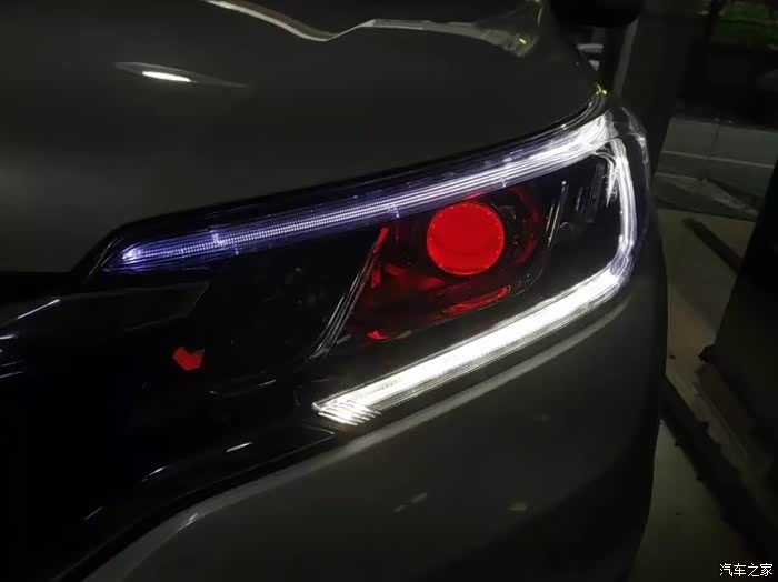 佛山车友本田crv灯光系统升级