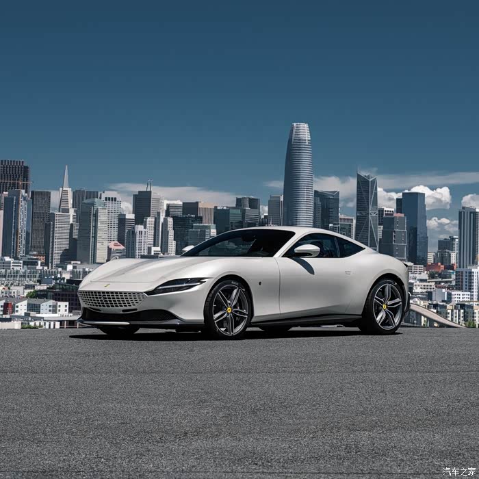 白色的法拉利ferrari roma (2020 ) ,心动