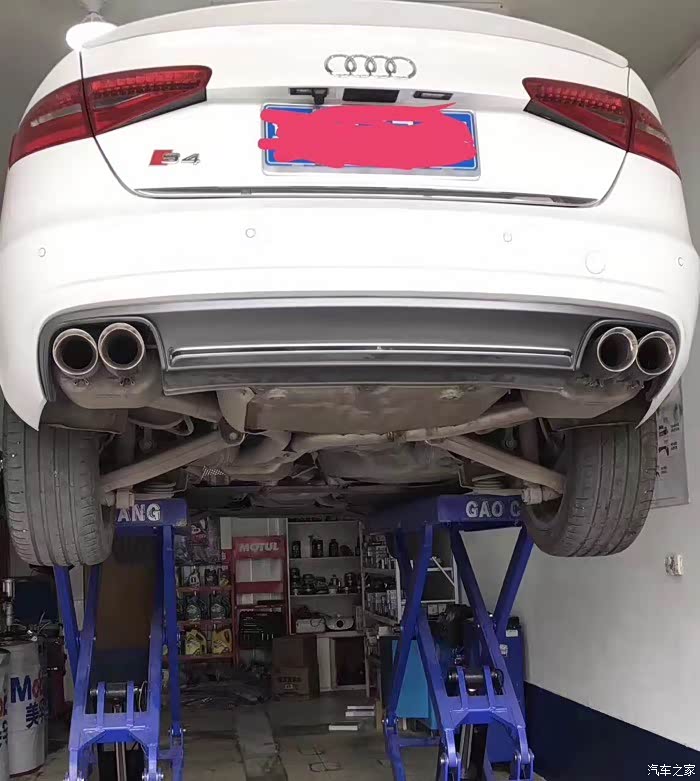 【图】13款改装cgw排气!_奥迪a4l论坛_汽车之家论坛