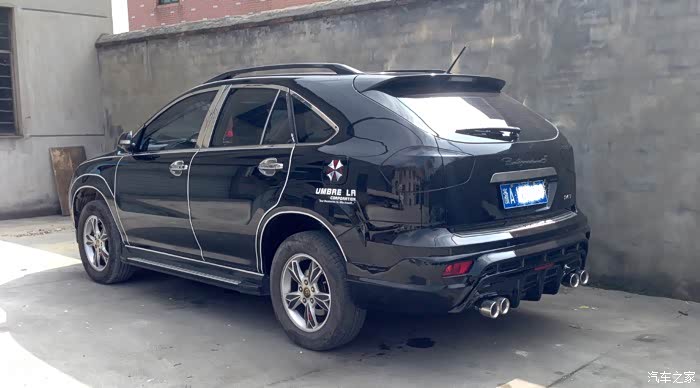 比亚迪s6改装排气双排四出