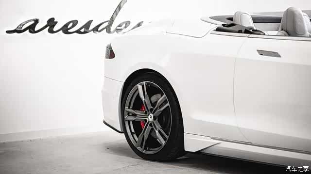 特斯拉model s双门敞篷车实拍