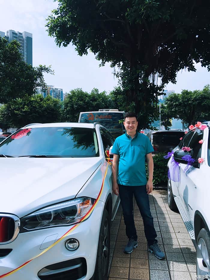 重庆宝马x6接亲车队,自己当婚车!