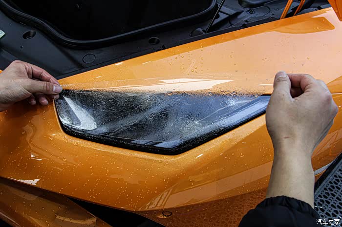 上海阿俊兰博基尼隐形车衣防剐蹭案例