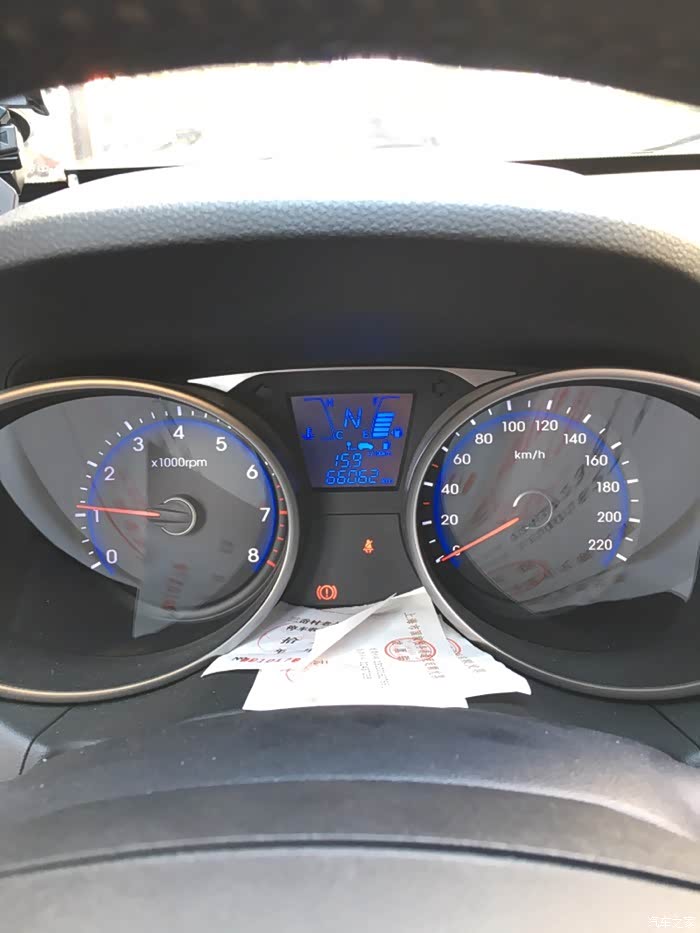 【图】这油耗无语_北京现代ix35论坛_汽车之家论坛