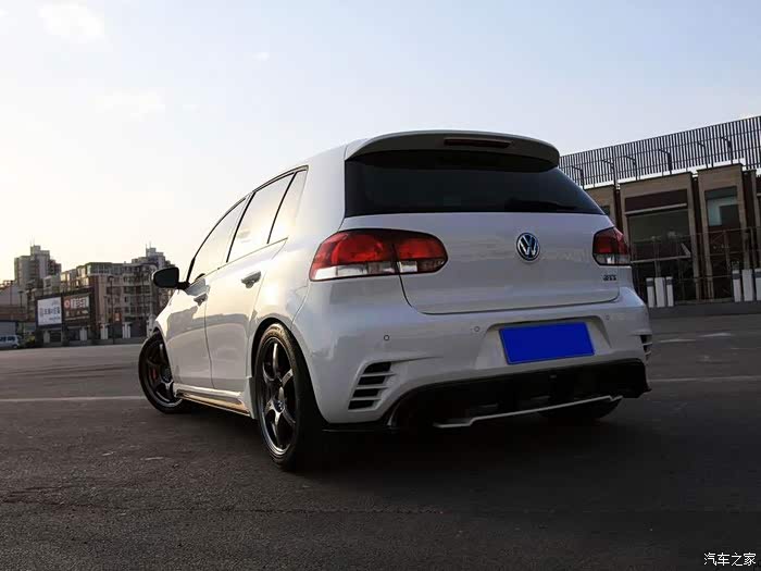 改装轮毂后的高六gti