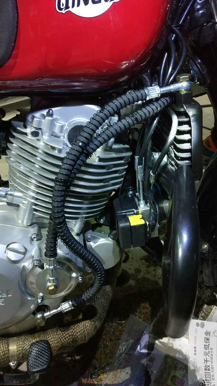 大地鹰王太子车加装abs防抱死轻骑游侠250同时加装油冷系统欣赏