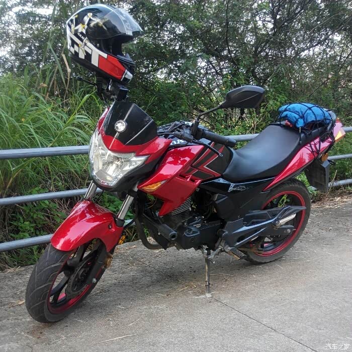 大阳新枭锋150半年跑了14000公里