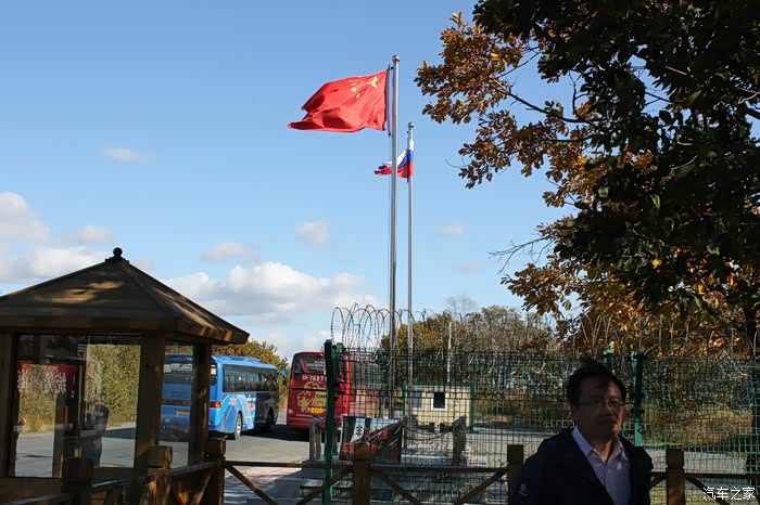 吉林市长安车友会开着小七感受边境线的风采珲春口岸