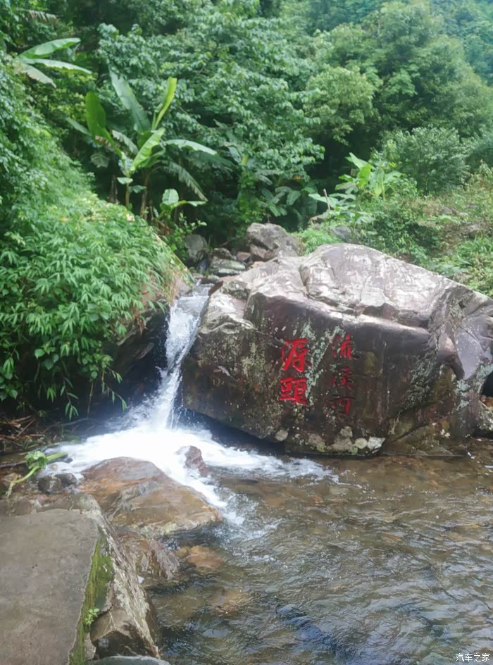 桂峰村流溪河最大的一个源头,泉水冰凉,永不停歇!