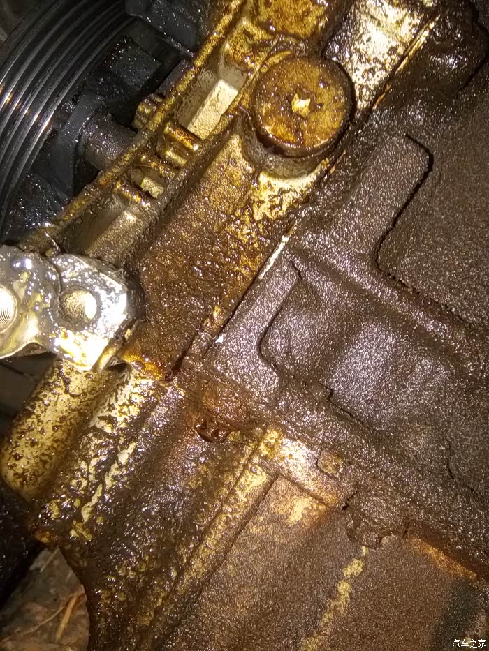 科鲁兹老款发动机漏油有图有真相!