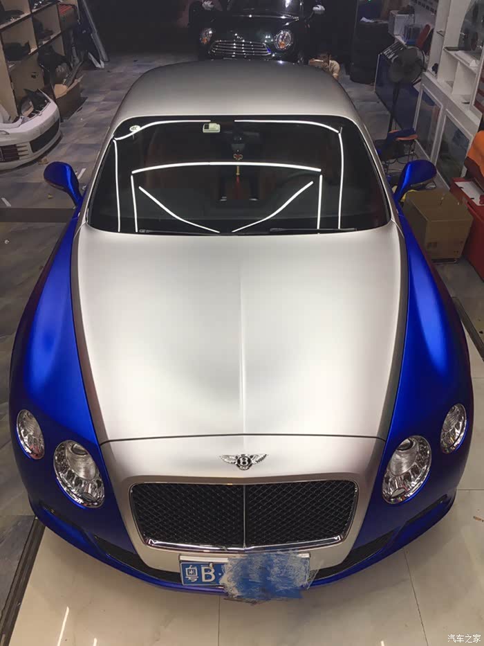 【图】宾利欧陆gt换拼色新衣_宾利论坛_汽车之家论坛