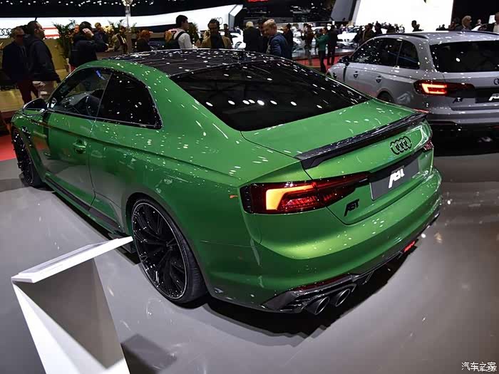 abt宠爱的绿色狂兽奥迪rs5r释放530匹马力