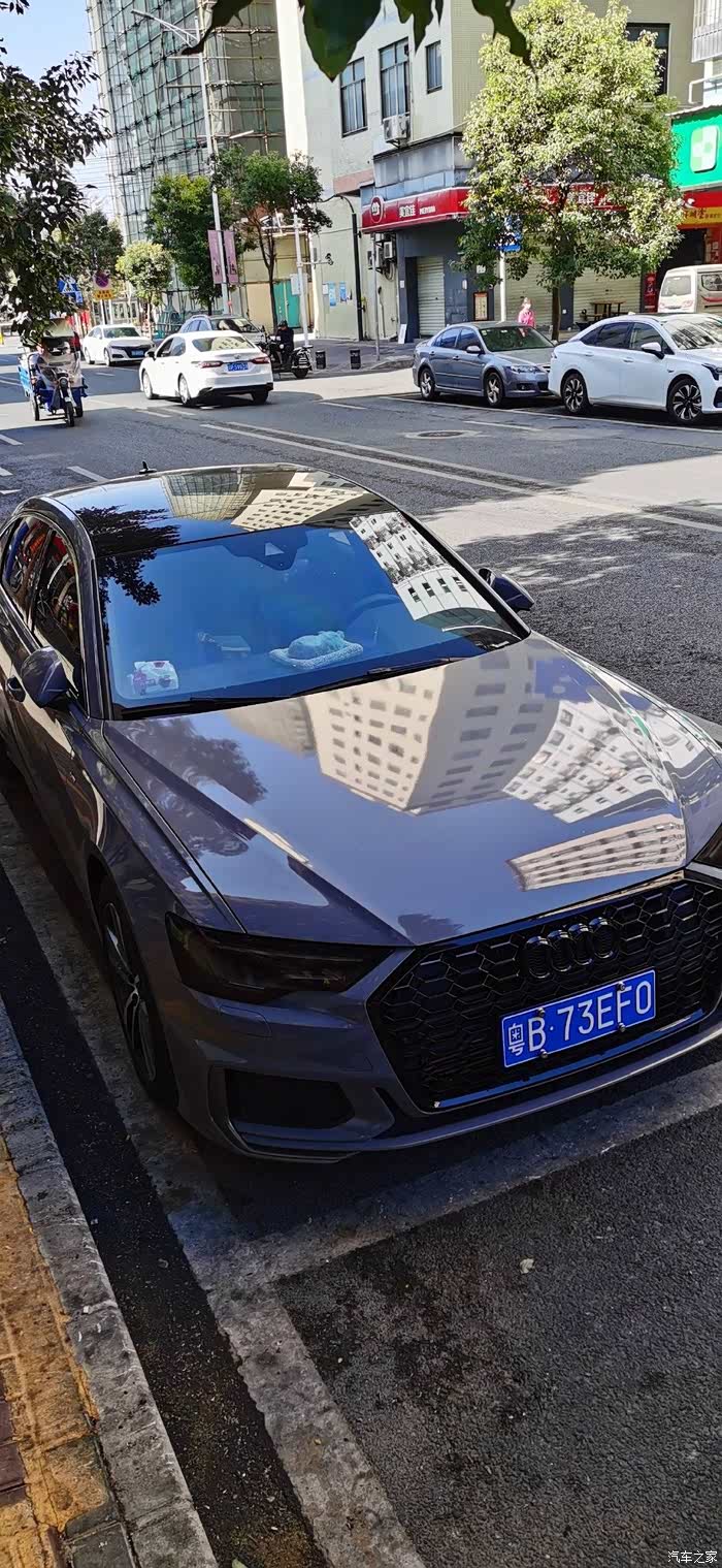 【图】贴了纳多灰颜色的a6l,真心不错,车主蛮有品味_奥迪rs论坛_汽车