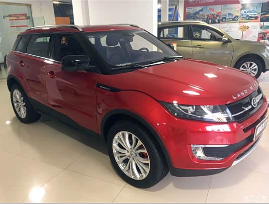 陆风红色x7时尚闷骚的个性给你们看看