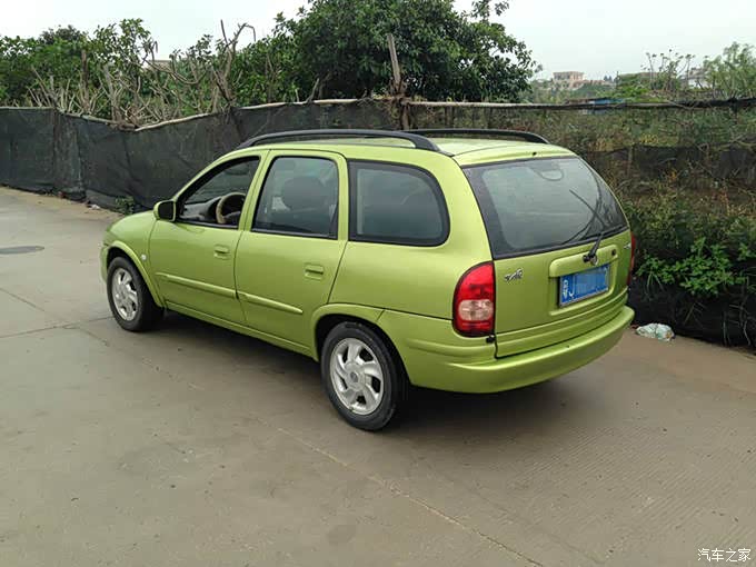 迟来的爱,别克赛欧旅行版,苹果绿