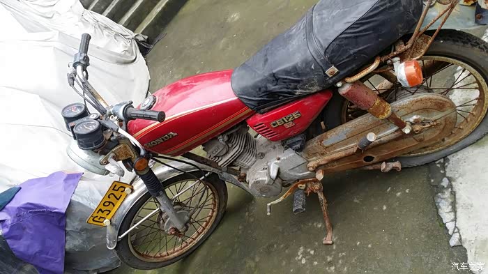 85年本田cb125s,爷爷级别